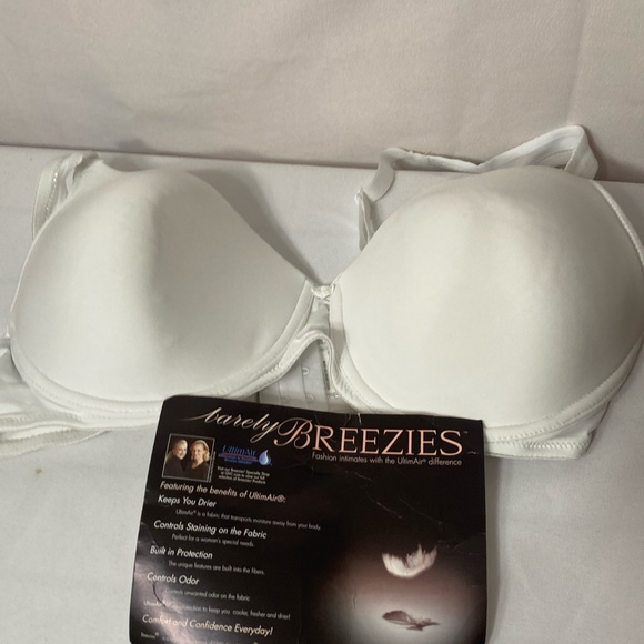 Barely Breezies bra 40c white - Picture 1 of 8